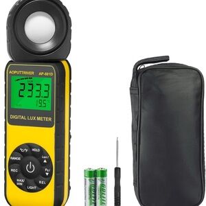 Aoputtriver Digital Lux Meter - Yellow